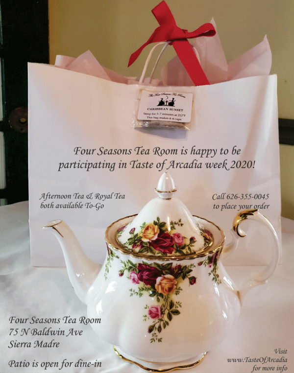 Four Seasons Tea Room offers traditional English Tea for Taste of