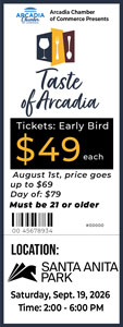 Taste ticket 2026 for $49 portrait