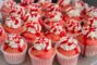 pink cupcakes with white icing and pink swirls from Sweet Nothings Cake Shop