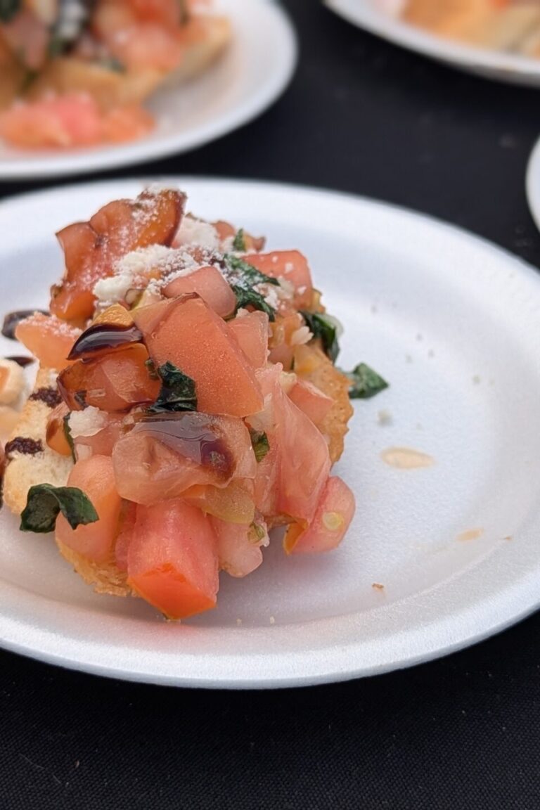 ceviche on a plate